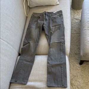 Banana Republic Men's Grey Slim Straight Jeans